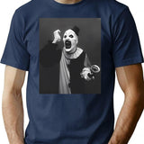 Terrifier Movie Art The Clown T-Shirt for Men & Women, T-Shirts Graphic Tee - Navy