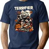 Terrifier T-Shirt for Men & Women, T-Shirts Graphic Tee - Navy