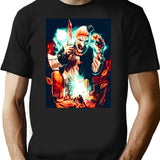 Terrifying Art And Clown T-Shirt for Men & Women, T-Shirts Graphic Tee - Black