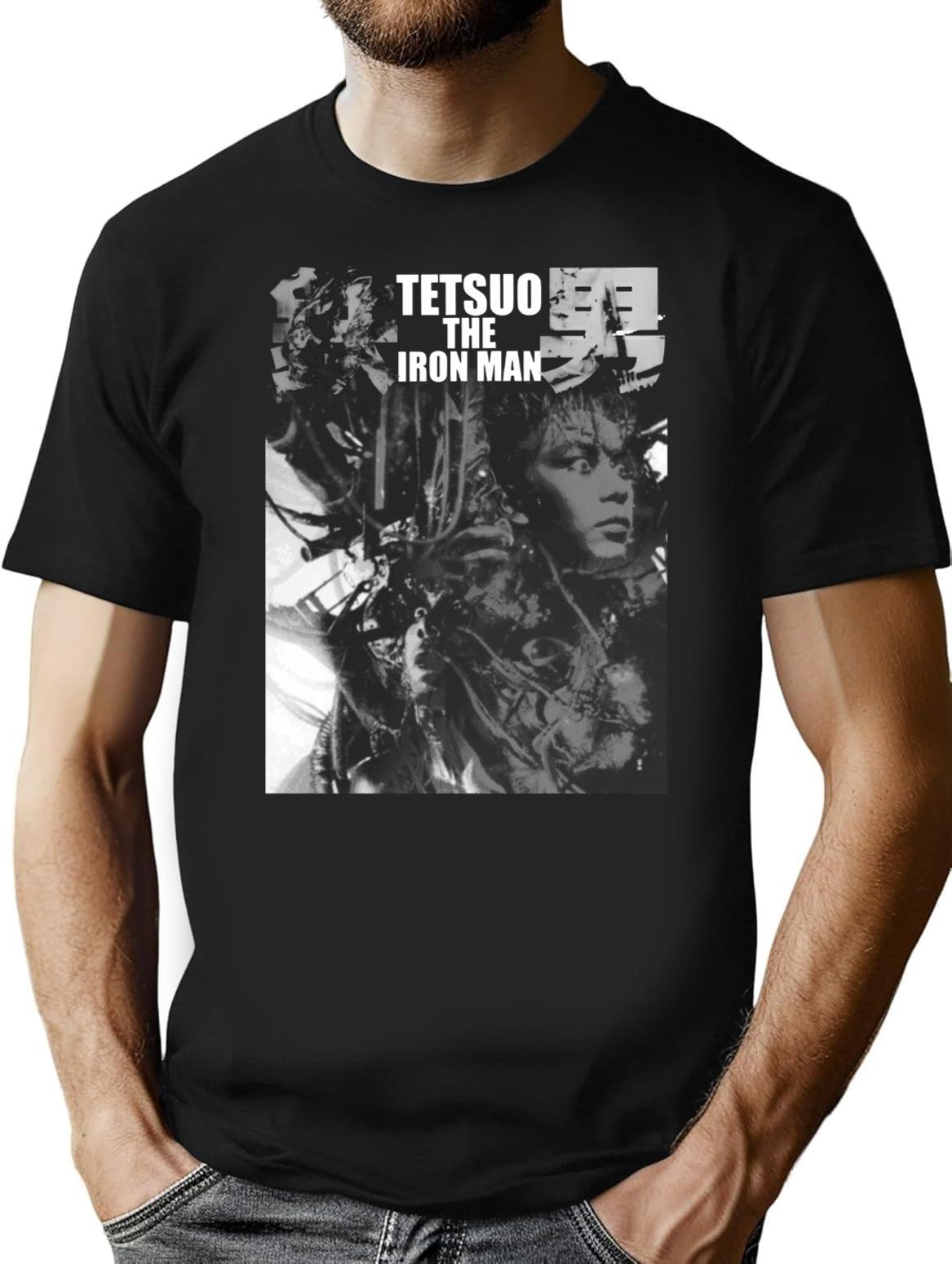 Tetsuo The Iron Man T-Shirt for Men & Women, T-Shirts Graphic Tee - Black
