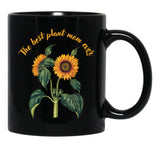 The Best Plant Mom Ever Black Gift Coffee Mug - Black