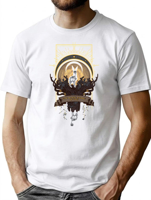 The Black Rabbit Of Inl T-Shirt for Men & Women, T-Shirts Graphic Tee - White