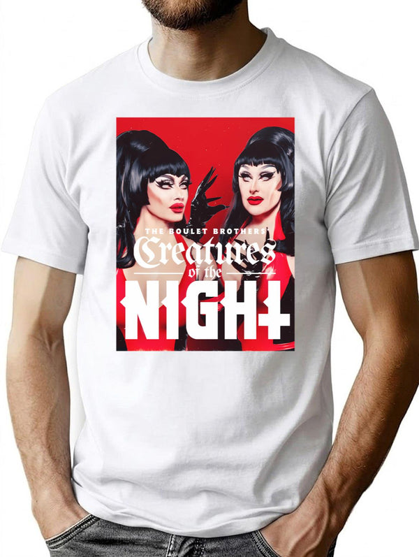 The Boulet Brothers Creatures T-Shirt for Men & Women, T-Shirts Graphic Tee - White