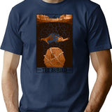 The Buried Tarotesque - (Light) T-Shirt for Men & Women, T-Shirts Graphic Tee - Navy