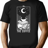 The Coffee T-Shirt for Men & Women, T-Shirts Graphic Tee - Black