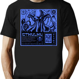 The Cthulhu Poster T-Shirt for Men & Women, T-Shirts Graphic Tee - Black