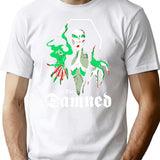 The Damned Vampira T-Shirt for Men & Women, T-Shirts Graphic Tee - White