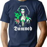 The Damned Vampira T-Shirt for Men & Women, T-Shirts Graphic Tee - Navy