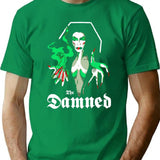 The Damned Vampira T-Shirt for Men & Women, T-Shirts Graphic Tee - Green