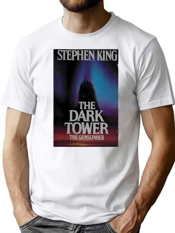 The Dark Tower The Gunslinger T-Shirt for Men & Women, T-Shirts Graphic Tee - White