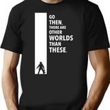 The Dark Tower - Worlds White T-Shirt for Men & Women, T-Shirts Graphic Tee - Black