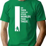 The Dark Tower - Worlds White T-Shirt for Men & Women, T-Shirts Graphic Tee - Green
