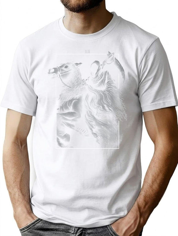 The Death T-Shirt for Men & Women, T-Shirts Graphic Tee - White