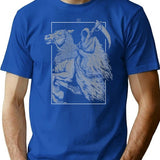 The Death T-Shirt for Men & Women, T-Shirts Graphic Tee - Blue