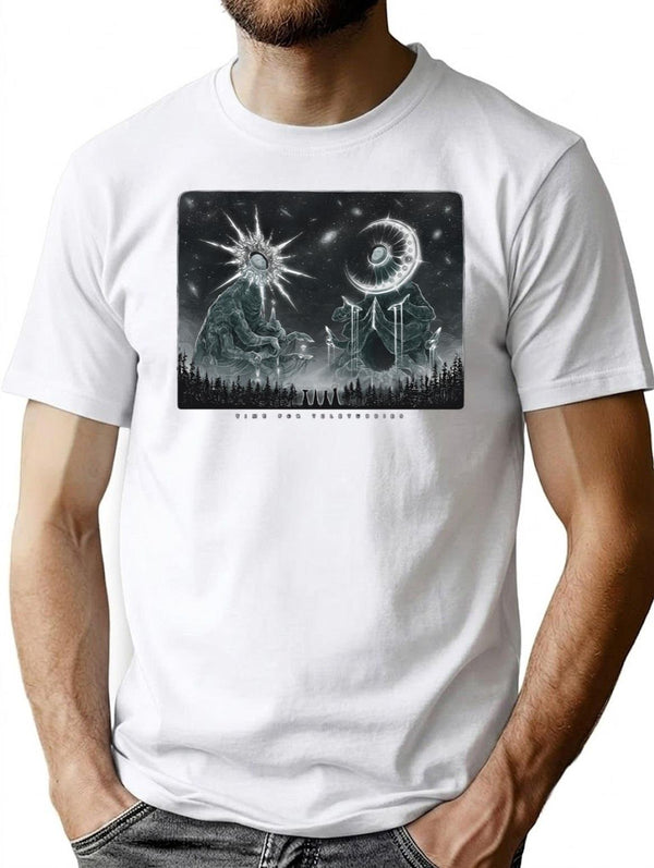 The Eclipse Of The Elderbabies T-Shirt for Men & Women, T-Shirts Graphic Tee - White
