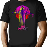 The Exorcist Neon T-Shirt for Men & Women, T-Shirts Graphic Tee - Black