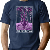 The Extinction Tarotesque - (Dark) T-Shirt for Men & Women, T-Shirts Graphic Tee - Navy