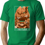 The Flesh Tarotesque - (Dark) T-Shirt for Men & Women, T-Shirts Graphic Tee - Green