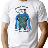The Fresh Horrors Wont Face Themselves T-Shirt for Men & Women, T-Shirts Graphic Tee - White