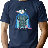 The Fresh Horrors Wont Face Themselves T-Shirt for Men & Women, T-Shirts Graphic Tee - Navy