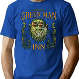 The Green Man Inn - The Wicker Man T-Shirt for Men & Women, T-Shirts Graphic Tee - Blue
