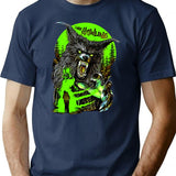 The Howling T-Shirt for Men & Women, T-Shirts Graphic Tee - Navy