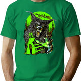 The Howling T-Shirt for Men & Women, T-Shirts Graphic Tee - Green