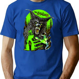 The Howling T-Shirt for Men & Women, T-Shirts Graphic Tee - Blue
