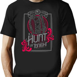 The Hunt T-Shirt for Men & Women, T-Shirts Graphic Tee - Black