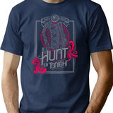 The Hunt T-Shirt for Men & Women, T-Shirts Graphic Tee - Navy