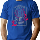 The Hunt T-Shirt for Men & Women, T-Shirts Graphic Tee - Blue