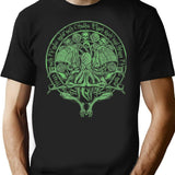 The Idol Sick Green Variant Cthulhu God Art T-Shirt for Men & Women, T-Shirts Graphic Tee - Black
