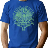 The Idol Sick Green Variant Cthulhu God Art T-Shirt for Men & Women, T-Shirts Graphic Tee - Blue