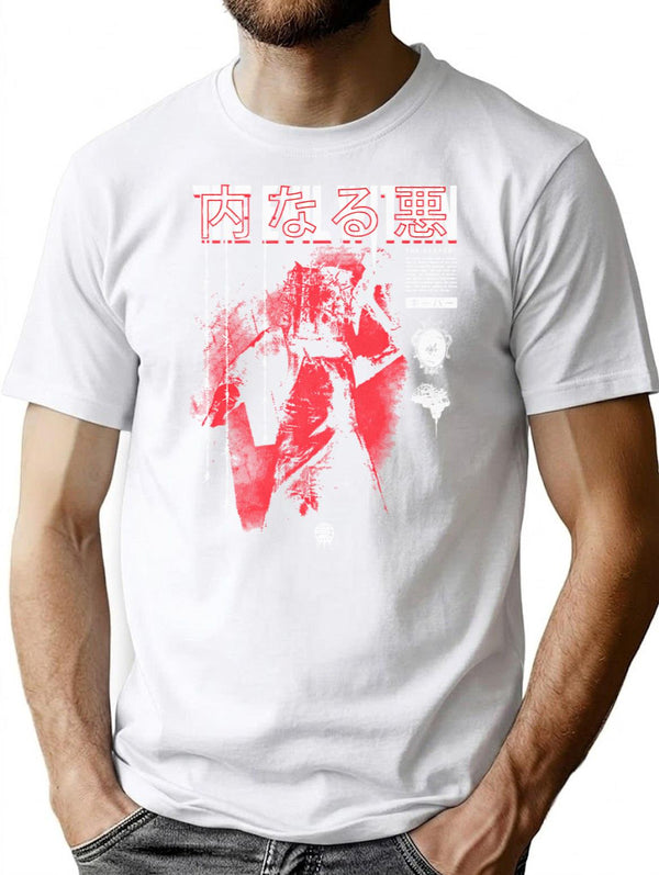 The Keeper - Evil Within T-Shirt for Men & Women, T-Shirts Graphic Tee - White