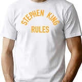 The King Rules T-Shirt for Men & Women, T-Shirts Graphic Tee - White