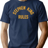 The King Rules T-Shirt for Men & Women, T-Shirts Graphic Tee - Navy
