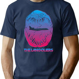The Langoliers Cyan Magenta 3D Eye Glass T-Shirt for Men & Women, T-Shirts Graphic Tee - Navy