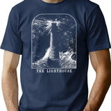 The Lighthouse T-Shirt for Men & Women, T-Shirts Graphic Tee - Navy