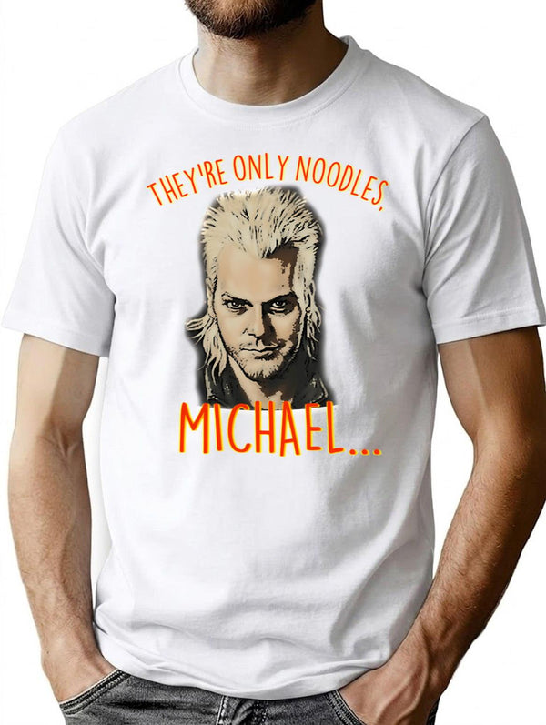 The Lost Noodles T-Shirt for Men & Women, T-Shirts Graphic Tee - White