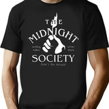 The Midnight Society T-Shirt for Men & Women, T-Shirts Graphic Tee - Black