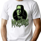 The Munsters - T Shirt T-Shirt for Men & Women, T-Shirts Graphic Tee - White