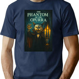 The Phantom Of The Opurra T-Shirt for Men & Women, T-Shirts Graphic Tee - Navy
