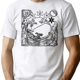 The Philosopher T-Shirt for Men & Women, T-Shirts Graphic Tee - White