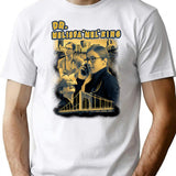 The Pitt Dr. Melissa Mel King Minimalist Graphic T-Shirt - Unisex Streetwear Tee - White