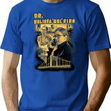 The Pitt Dr. Melissa Mel King Minimalist Graphic T-Shirt - Unisex Streetwear Tee - Blue