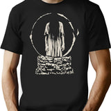The Ring White T-Shirt for Men & Women, T-Shirts Graphic Tee - Black