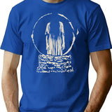 The Ring White T-Shirt for Men & Women, T-Shirts Graphic Tee - Blue