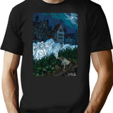 The Shadow Over Innsmouth - Art By Andrey Fetisov T-Shirt for Men & Women, T-Shirts Graphic Tee - Black