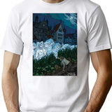 The Shadow Over Innsmouth - Art By Andrey Fetisov T-Shirt for Men & Women, T-Shirts Graphic Tee - White