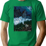 The Shadow Over Innsmouth - Art By Andrey Fetisov T-Shirt for Men & Women, T-Shirts Graphic Tee - Green